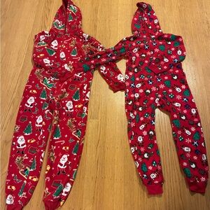 The Children's Place Red Holiday Onsies